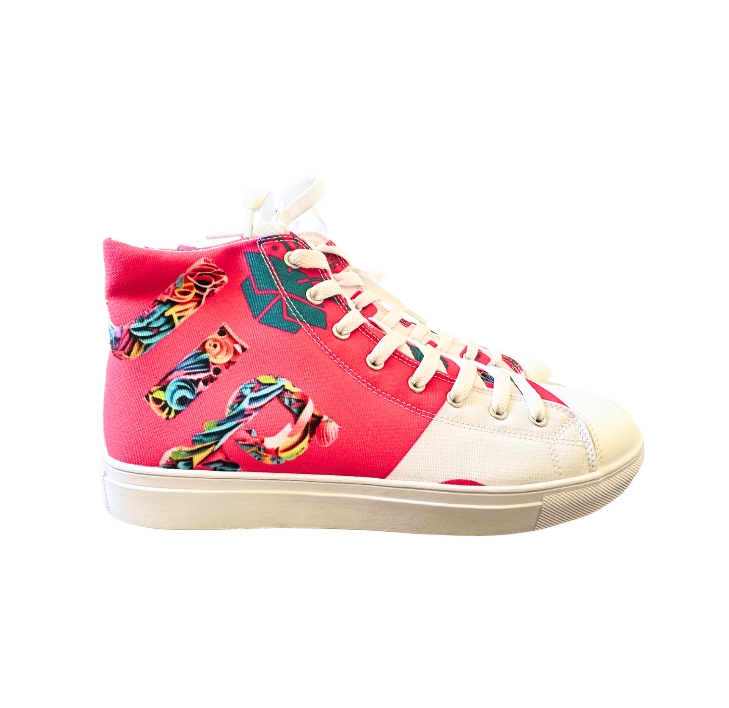 High-Top Canvas Shoes