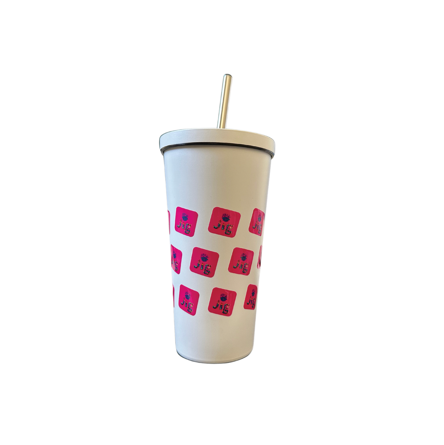 Jig's Insulated Tumbler with Straw